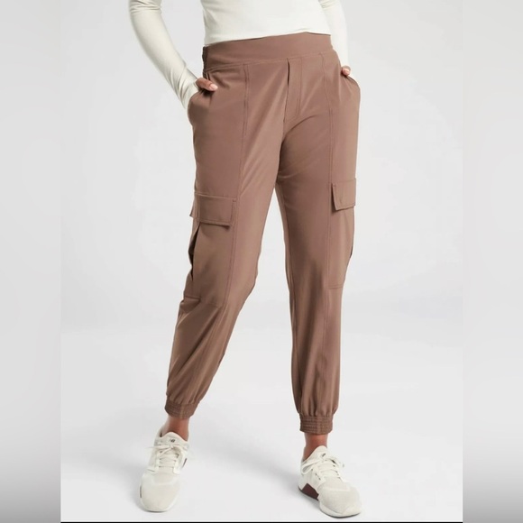 Athleta Pants - Athleta Chelsea Utility Jogger, Brown, size 2